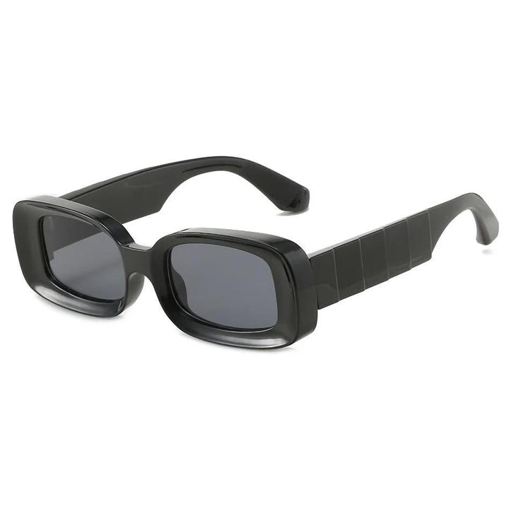 Stylish Plastic Clear Retro Sunglasses