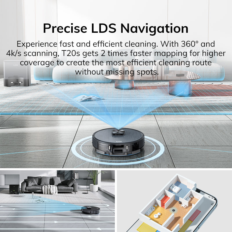 High-Power LDS Robot Vacuum Cleaner