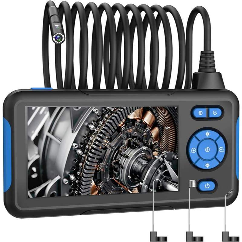 1080P Dual Lens Industrial Endoscope with 4.3" LCD Screen