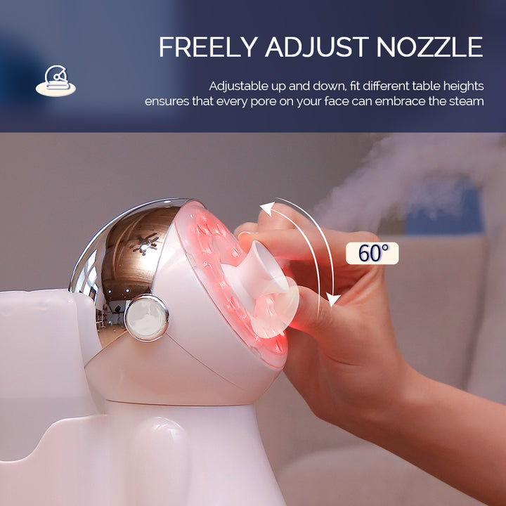 7-Color LED Nano Hot Spray Face Steamer