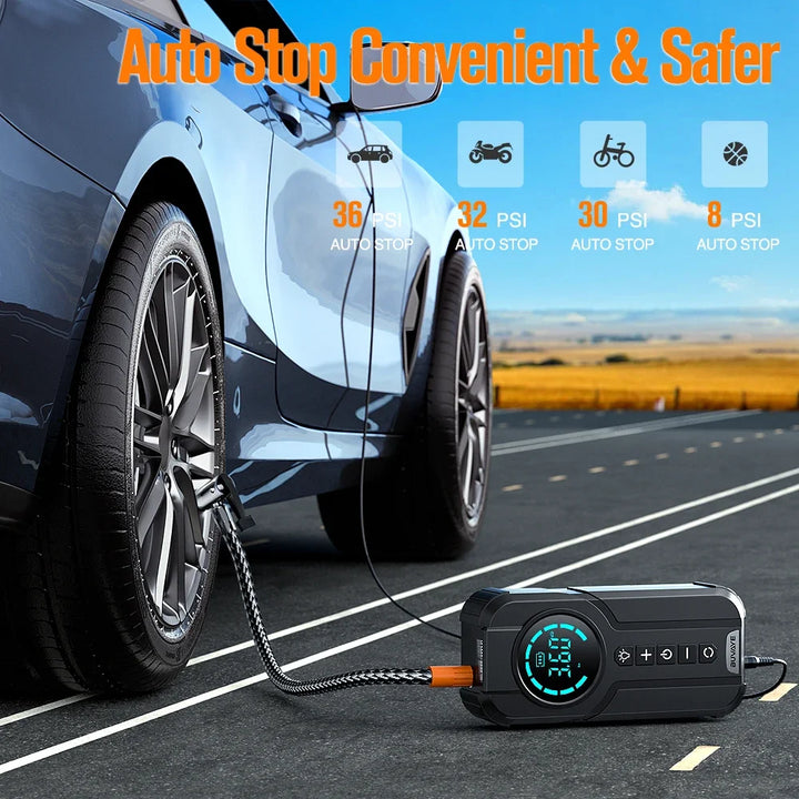 150 PSI Digital Tire Inflator & Air Compressor