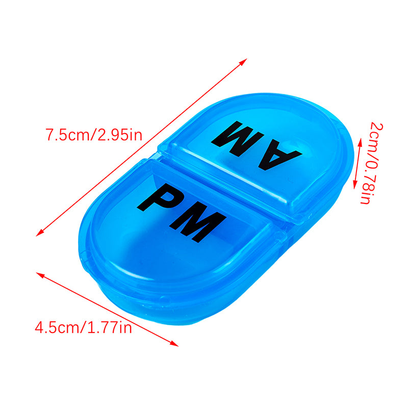 Compact Pill Organizer with Tablet Splitter