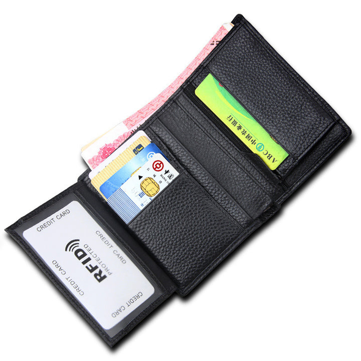 Factory direct selling hot money for foreign trade men's wallet to prevent RFID men's theft and purse