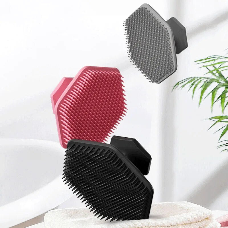 Silicone Mini Facial Scrub Brush - Compact Deep Clean and Massage Tool