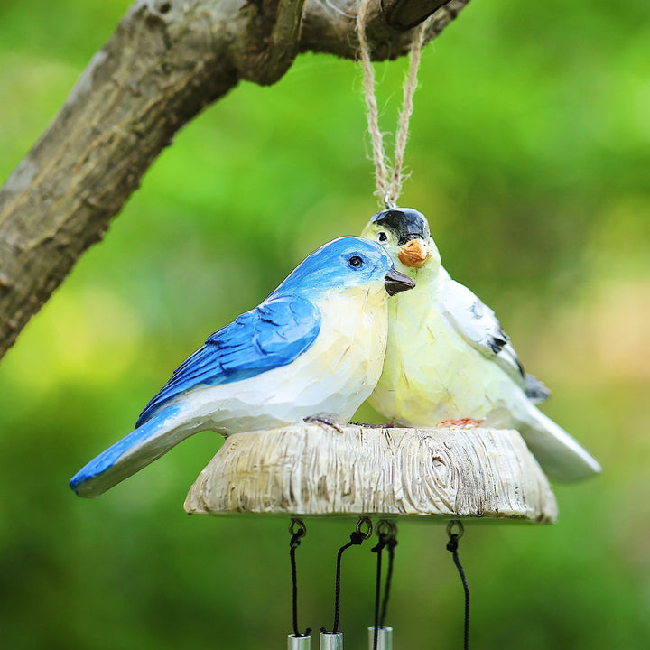 Charming Resin Birds Wind Chime for Indoor and Outdoor Décor