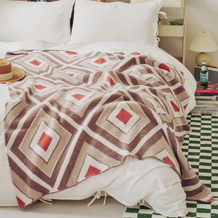 Endless Colorful Plaid Blanket