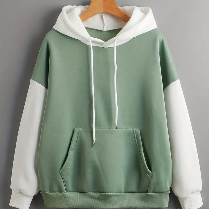 Spring And Autumn Air Layer Loose Pullover Hooded Sweater