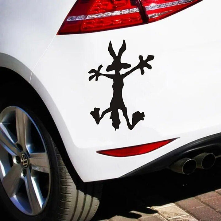 Funny Cartoon Vinyl Car Decal - Exterior Auto Window & Bumper Decoration