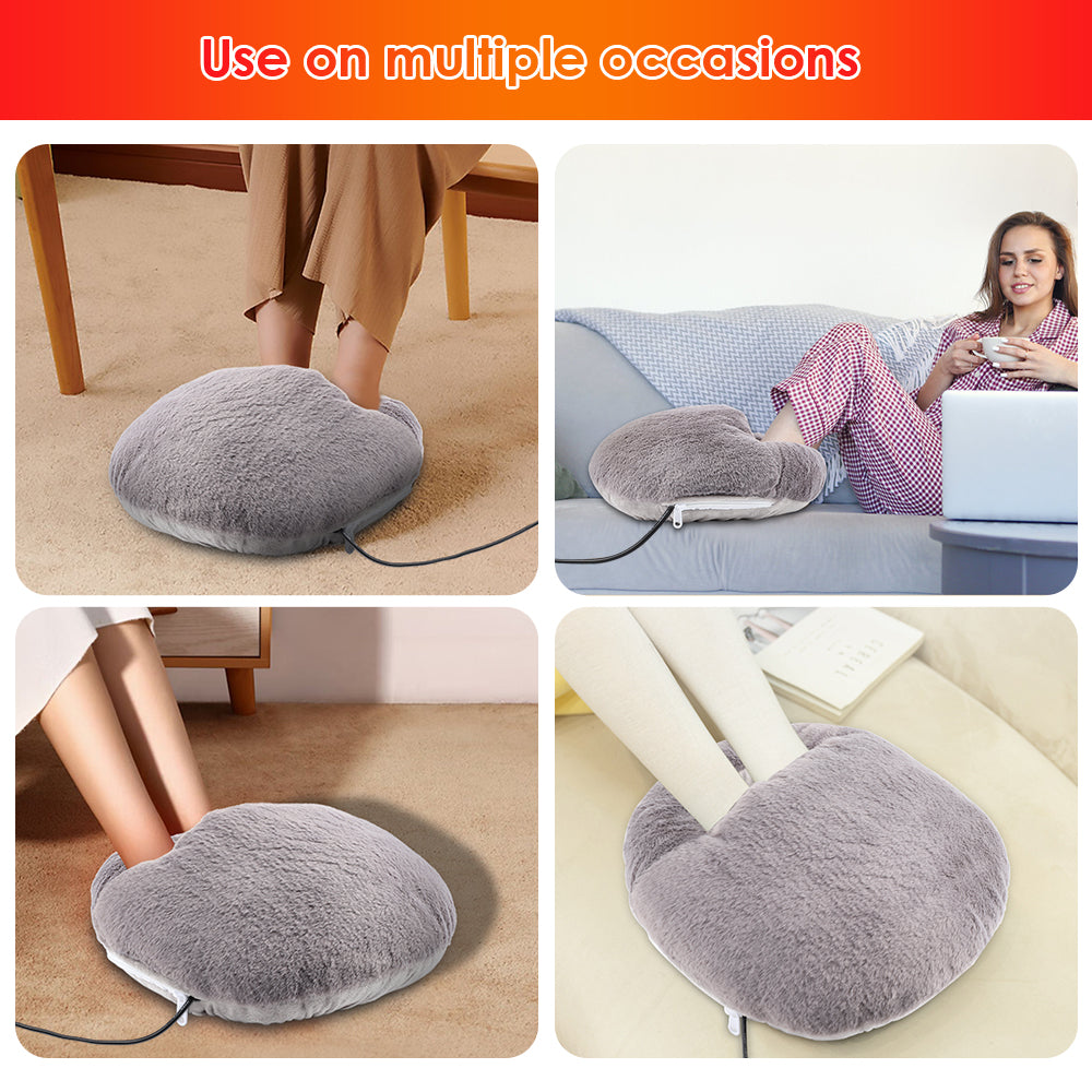 Soft Velvet Foot Warmer Heater