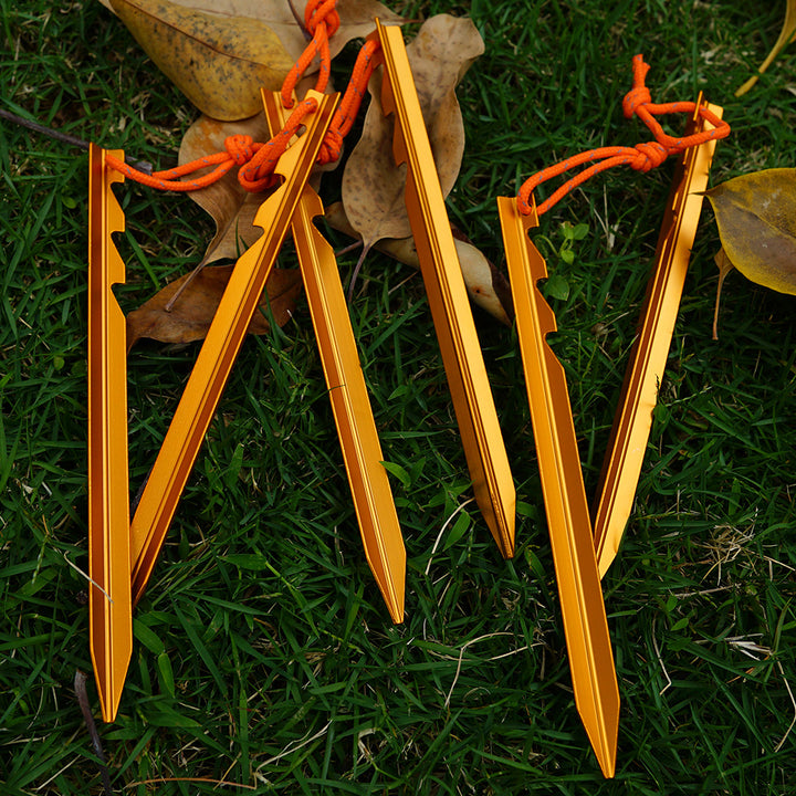 12-Pack Heavy Duty 7-Inch Aluminum Tent Stakes