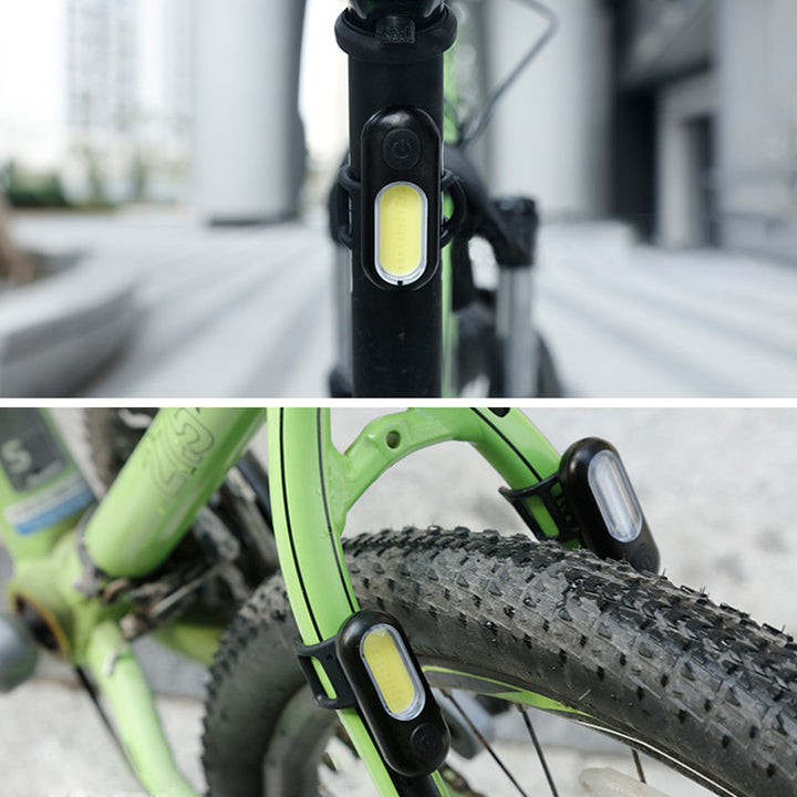 Bicycle Night Riding Lights Flashing Usb At Night