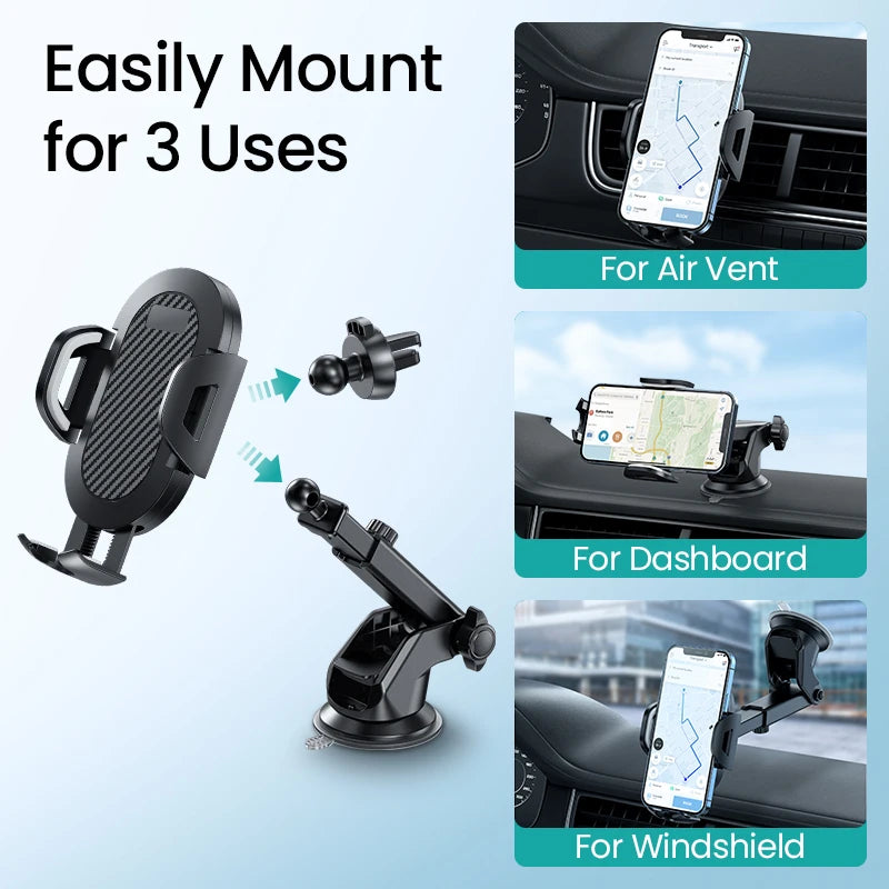 Universal Dashboard & Windshield Gravity Car Phone Holder