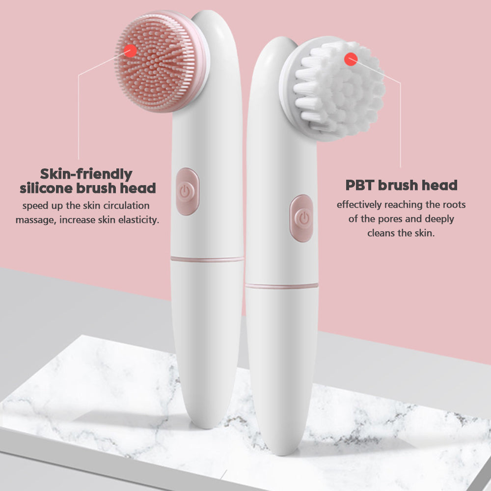 2-in-1 Electric Facial Cleansing Brush & Pore Cleanser