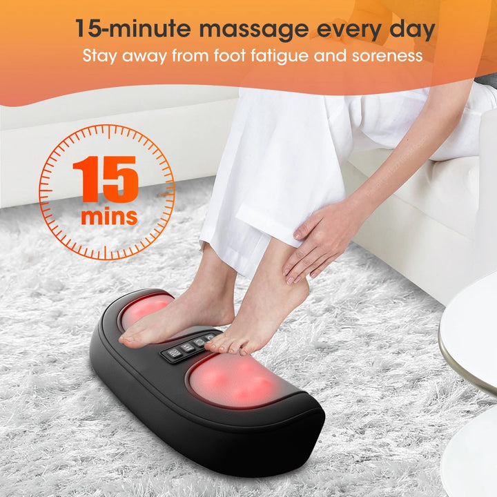 Foot Massager with Heat – Electric Foot Pain Relief and Muscle Relaxation