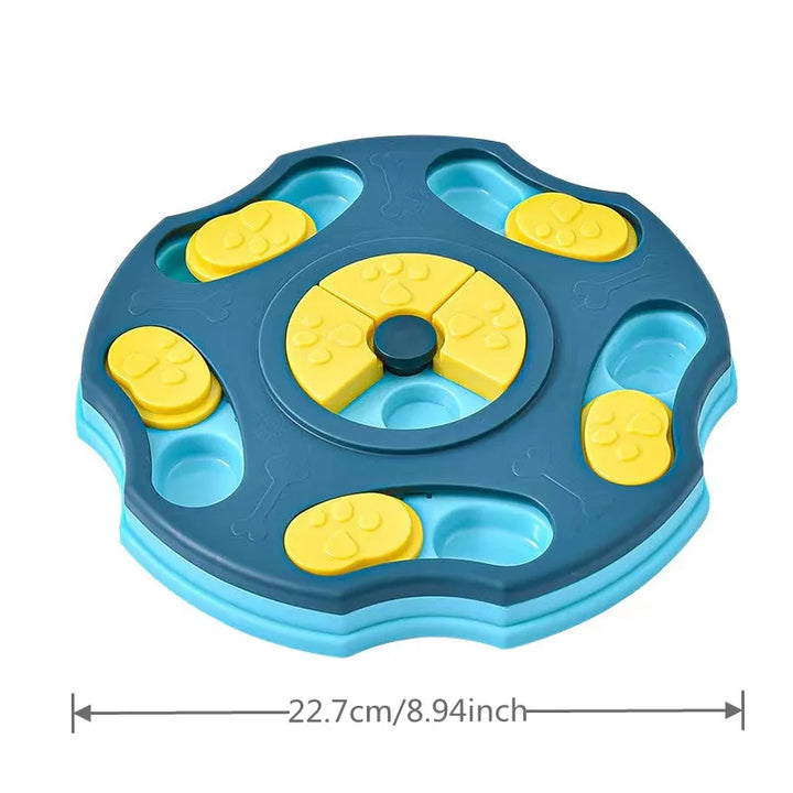 Interactive Slow Feeder Dog Bowl & Puzzle Toy