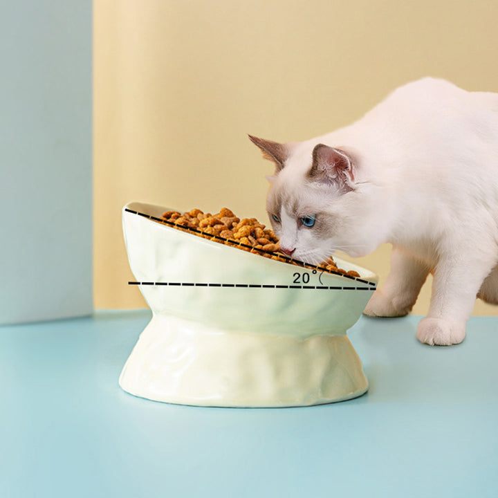 Ceramic Cat Food and Water Bowl