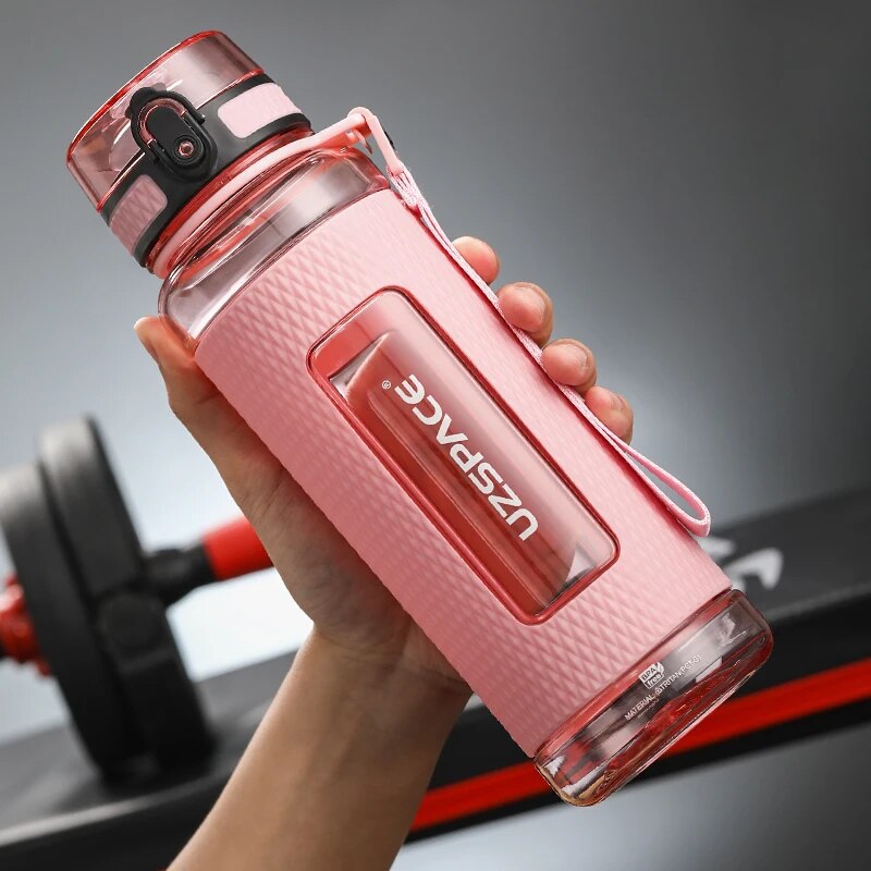 Leak-Proof Portable Sports Water Bottle with Wide Mouth & Tea Infuser