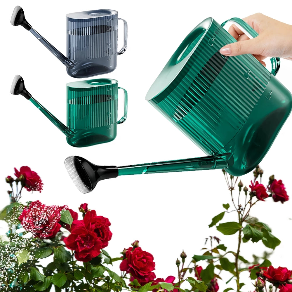 Large Capacity Gardening Watering Can with Long Spout and Sprinkler Head