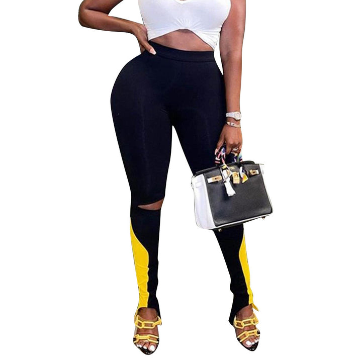 Women's Tight Bell-bottom Pants Trousers