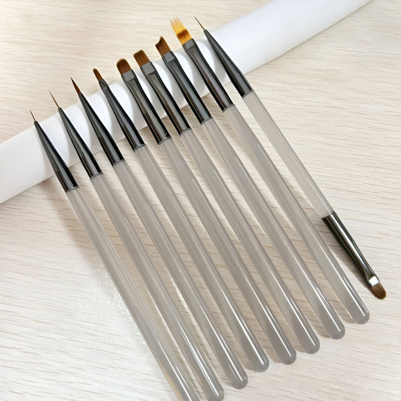 9PCS UV Gel Nail Art Brush Set