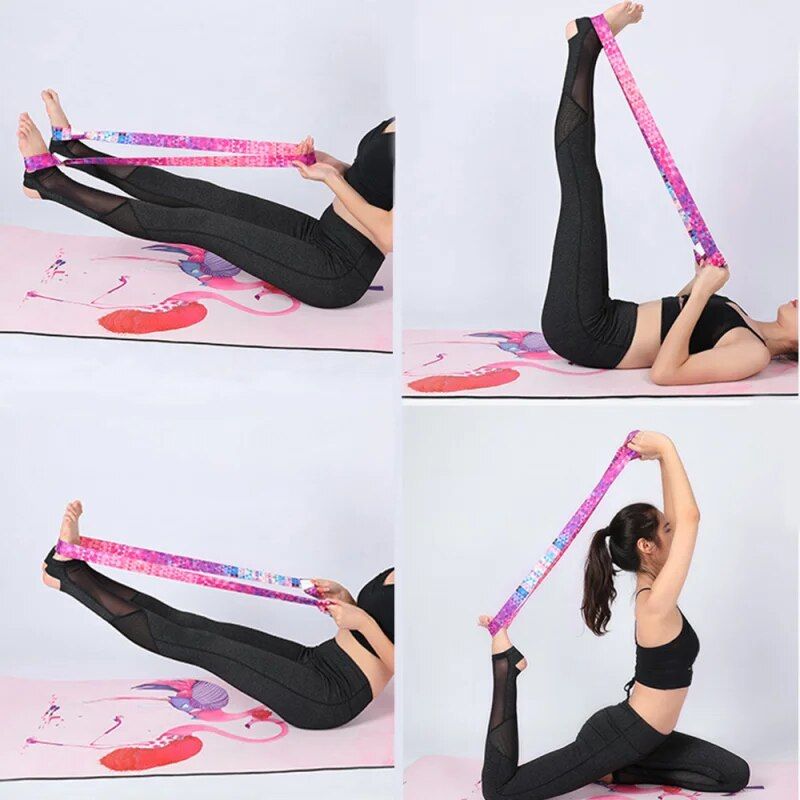 Adjustable Yoga Mat Sling Strap with Stretch Capability