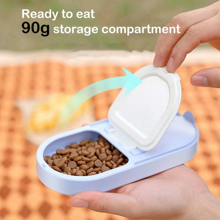 Ice Cream Cup Pet Food & Water Storage for Small to Medium Pets