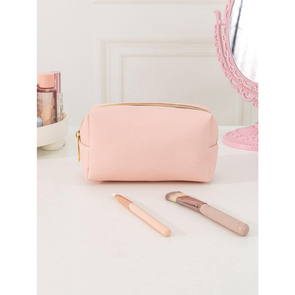 Travel-Ready Waterproof PU Leather Cosmetic Bag