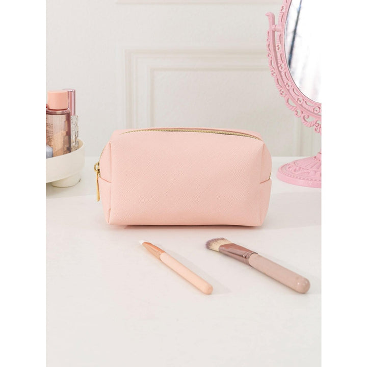 Travel-Ready Waterproof PU Leather Cosmetic Bag