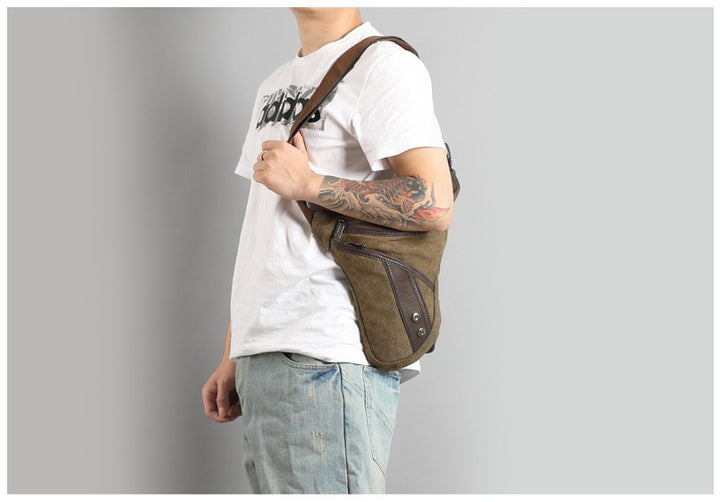 Personalized Fashion One-shoulder Messenger Men's Bag