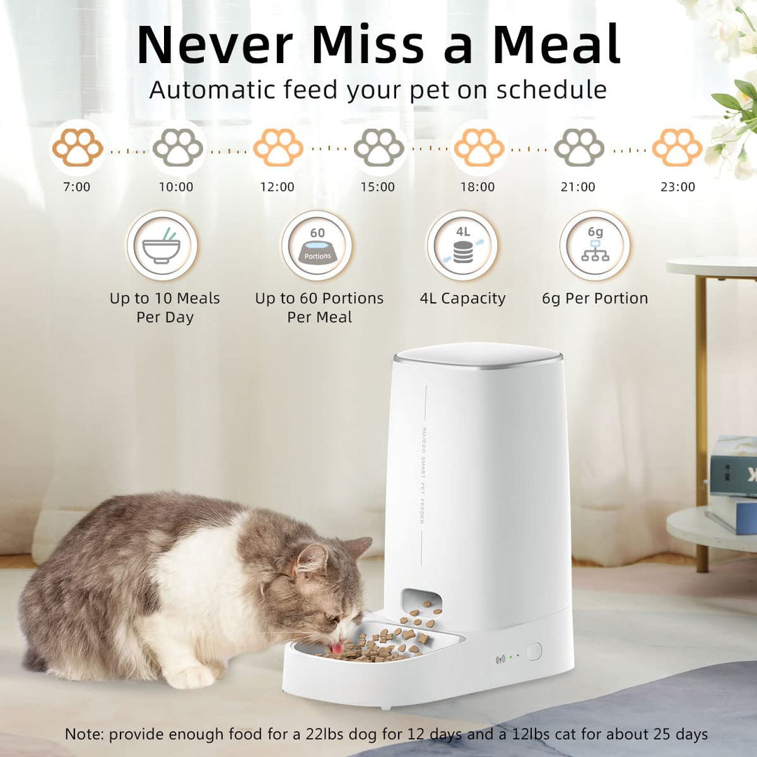 Smart WiFi Automatic Pet Feeder