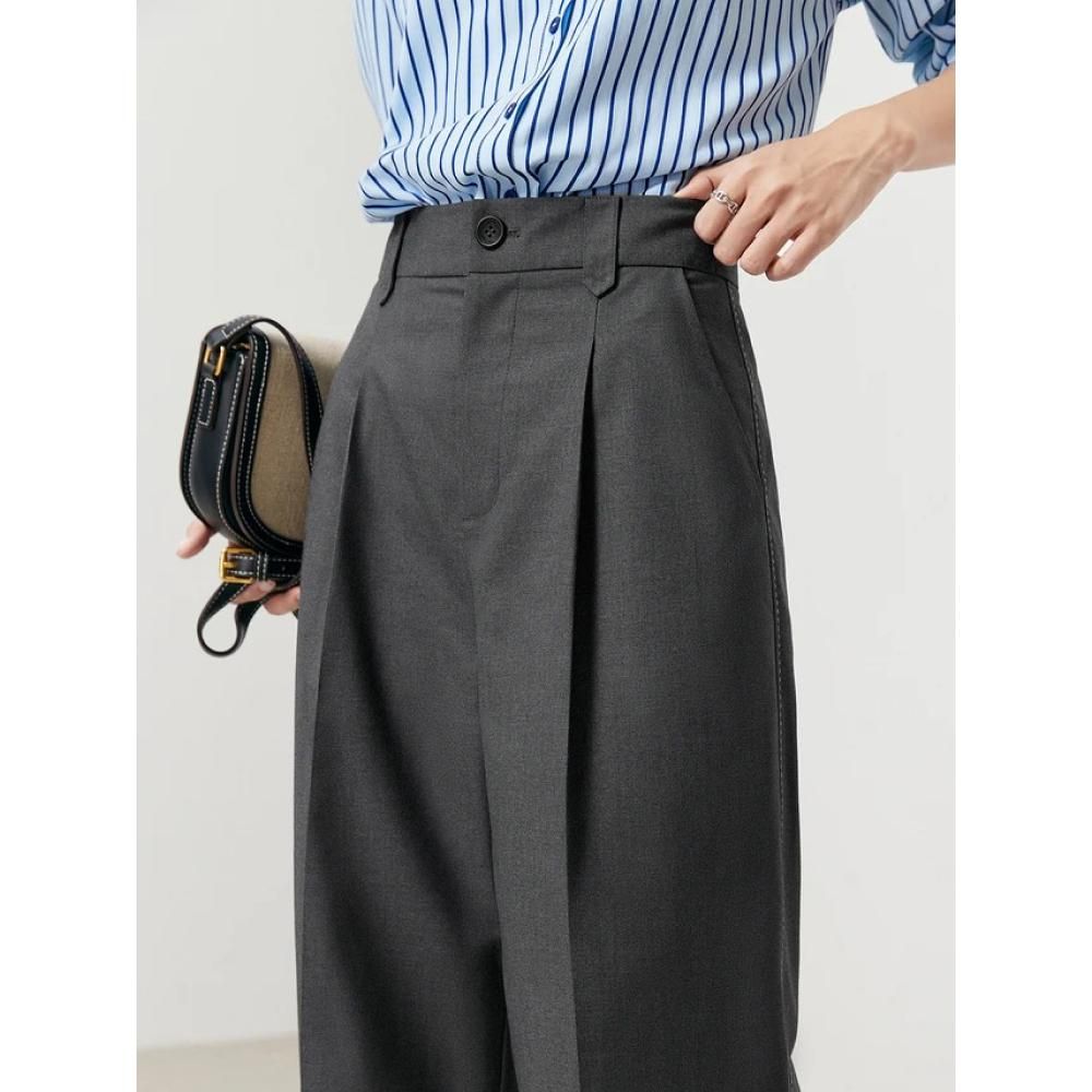 High-Waist Wide-Leg Trousers for Women