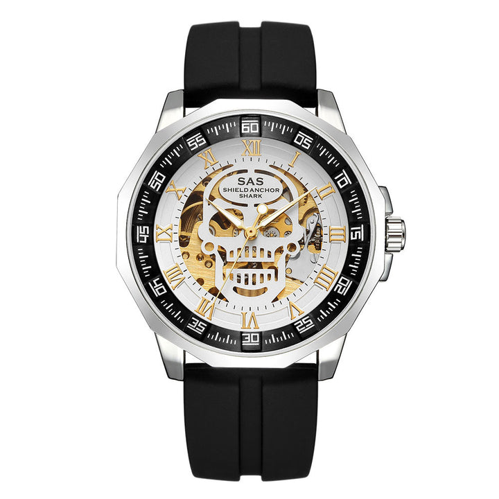 Men's Hollow Mechanical Watch Luxury Steel Belt