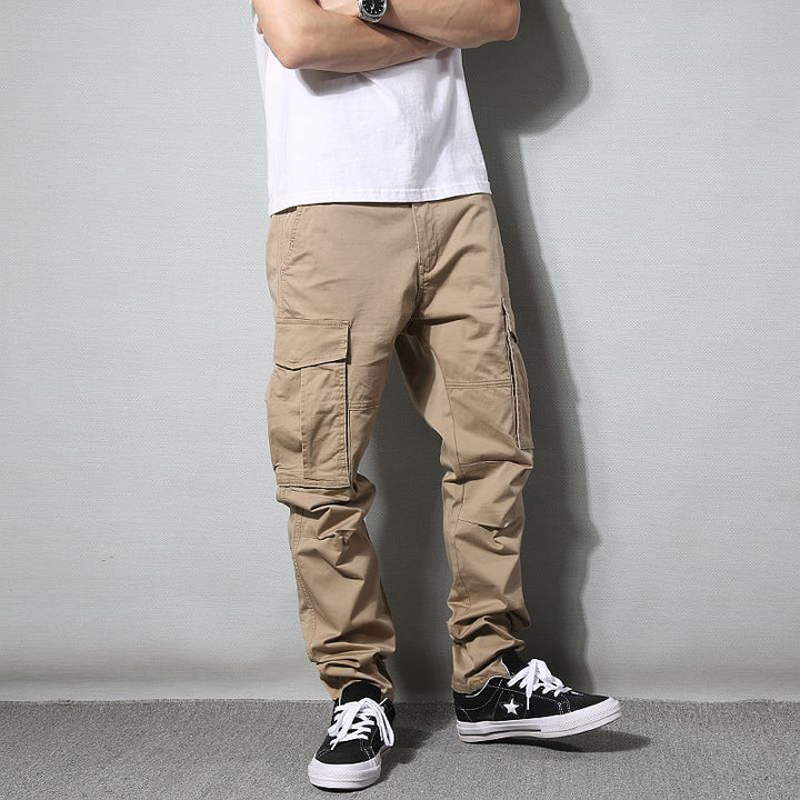 Japanese-style Retro Slim-fitting Small Straight Pants