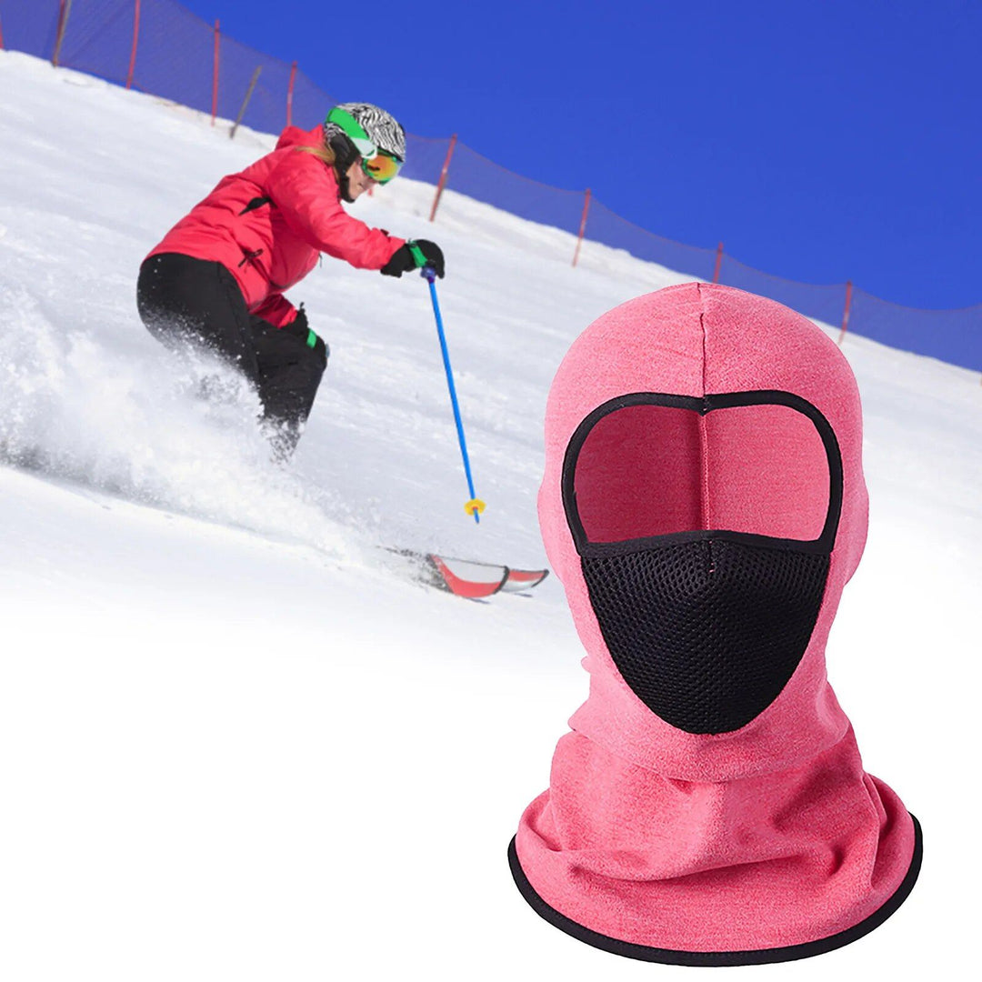 Winter Velvet Warm Breathable Ski Hood with Visor - Unisex Outdoor Cold Weather Gear