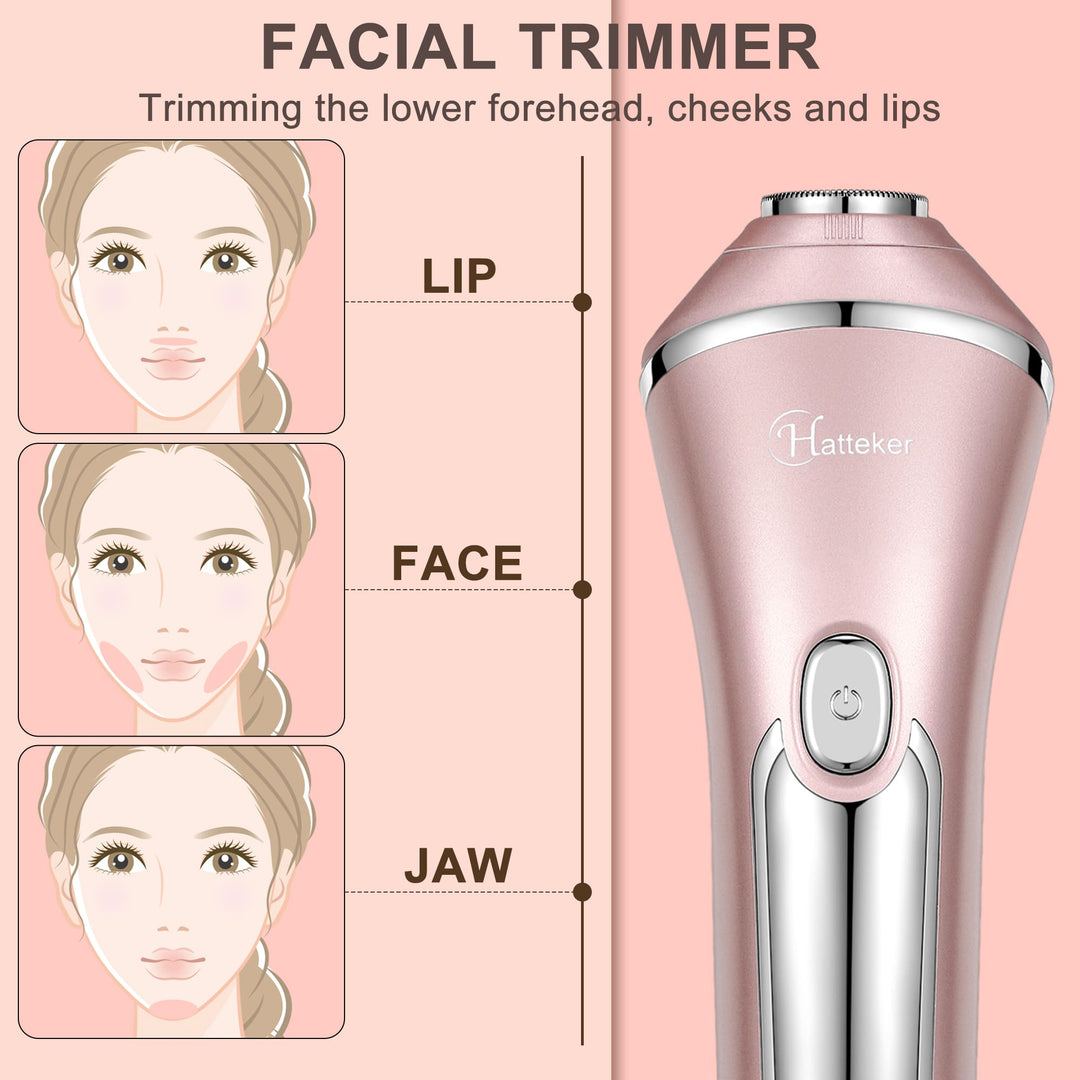 Electric Epilator 3-in-1 Hair Removal Shaver for Women