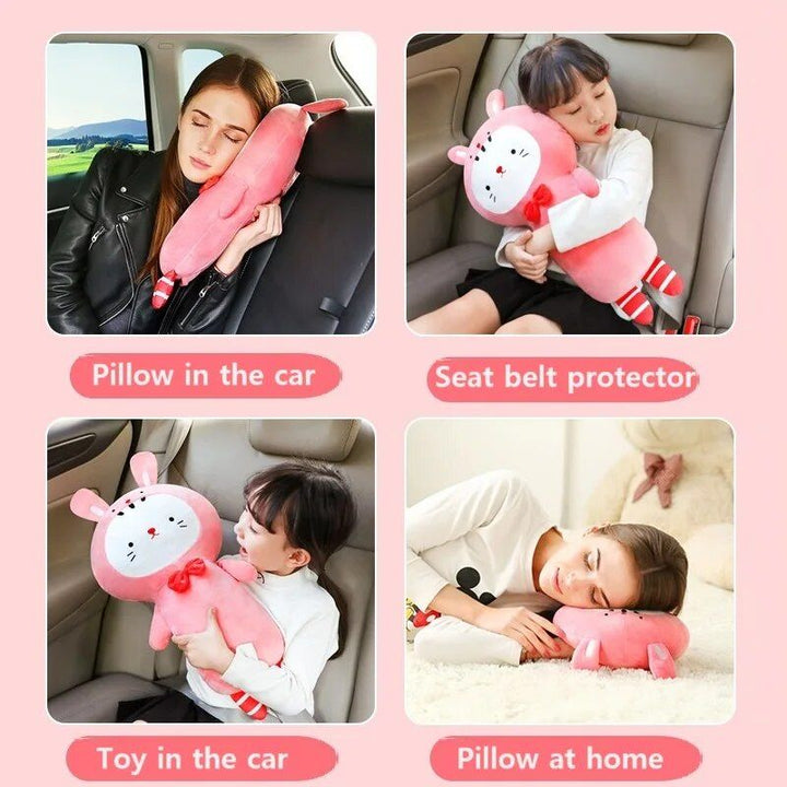 Unicorn Cat Kids Car Safety Belt Cushion