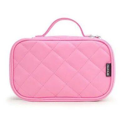 Fashionable Travel Cosmetic Organizer Bag: Professional Makeup and Toiletry Storage Case