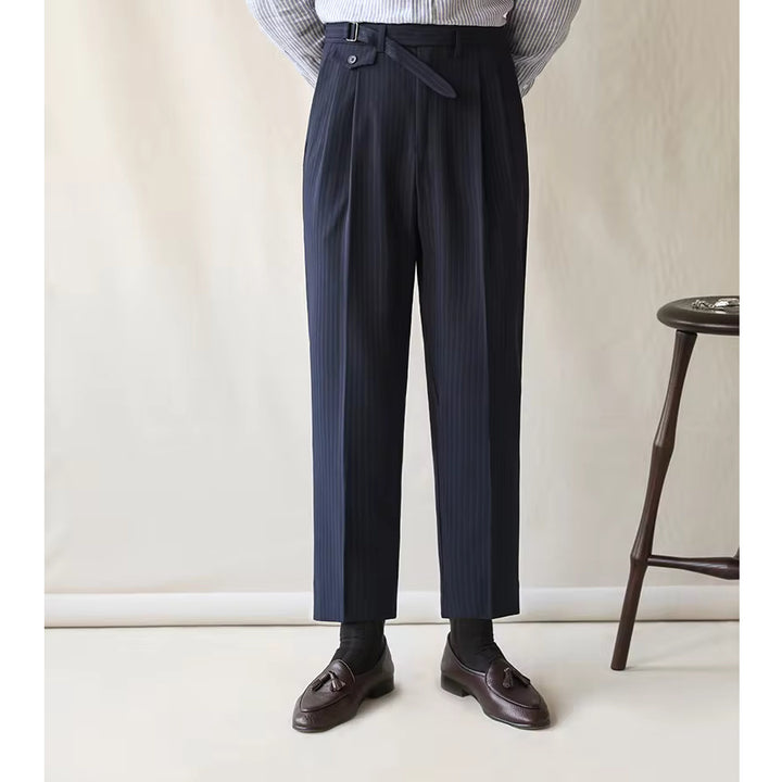 Luxury High Waist Casual Pants for Men