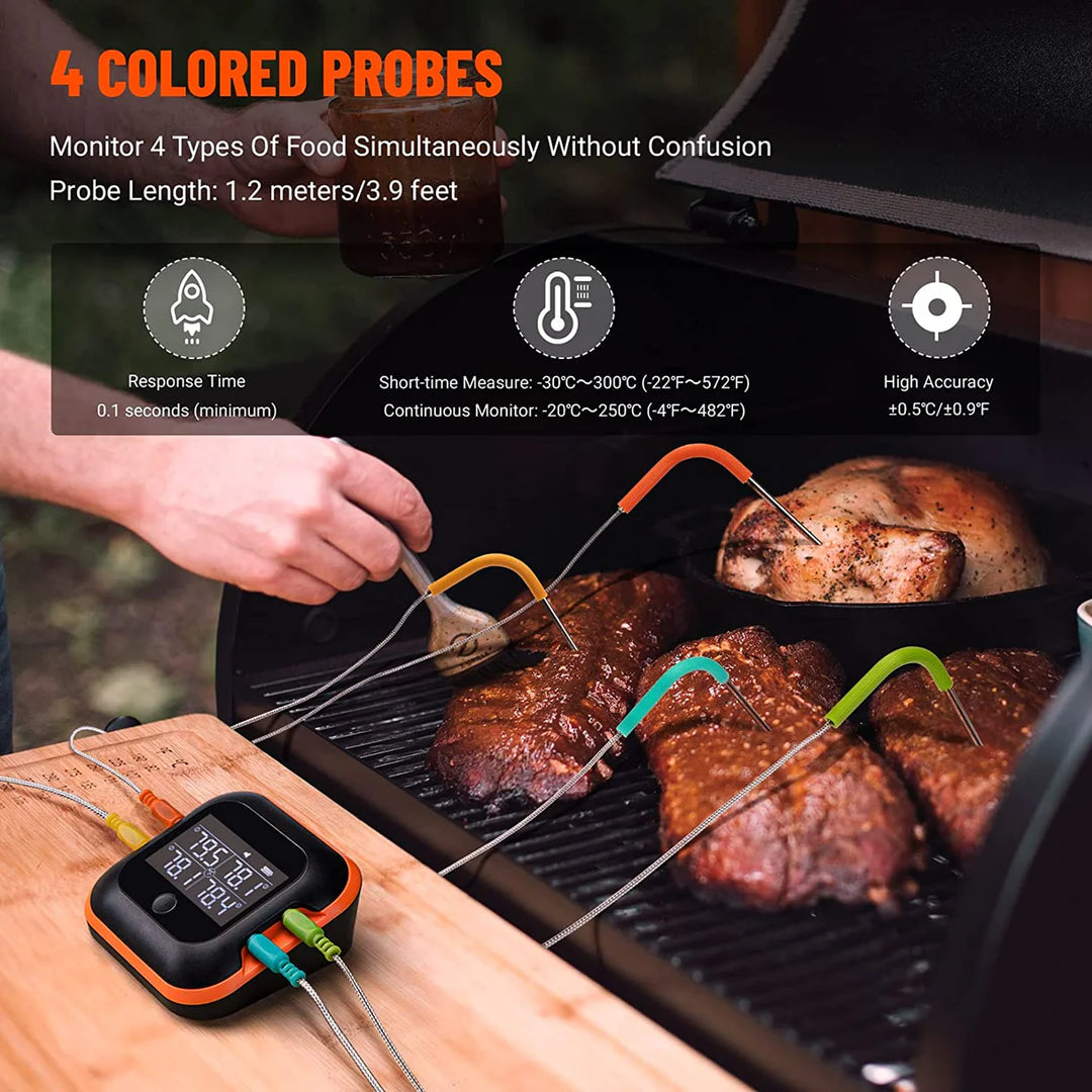 Smart BBQ Meat Thermometer