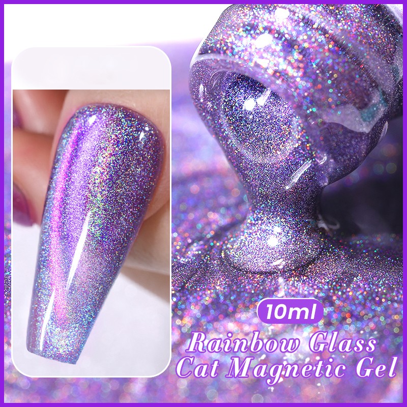 10ML Reflective Moonlight Cat Magnetic Gel Nail Polish