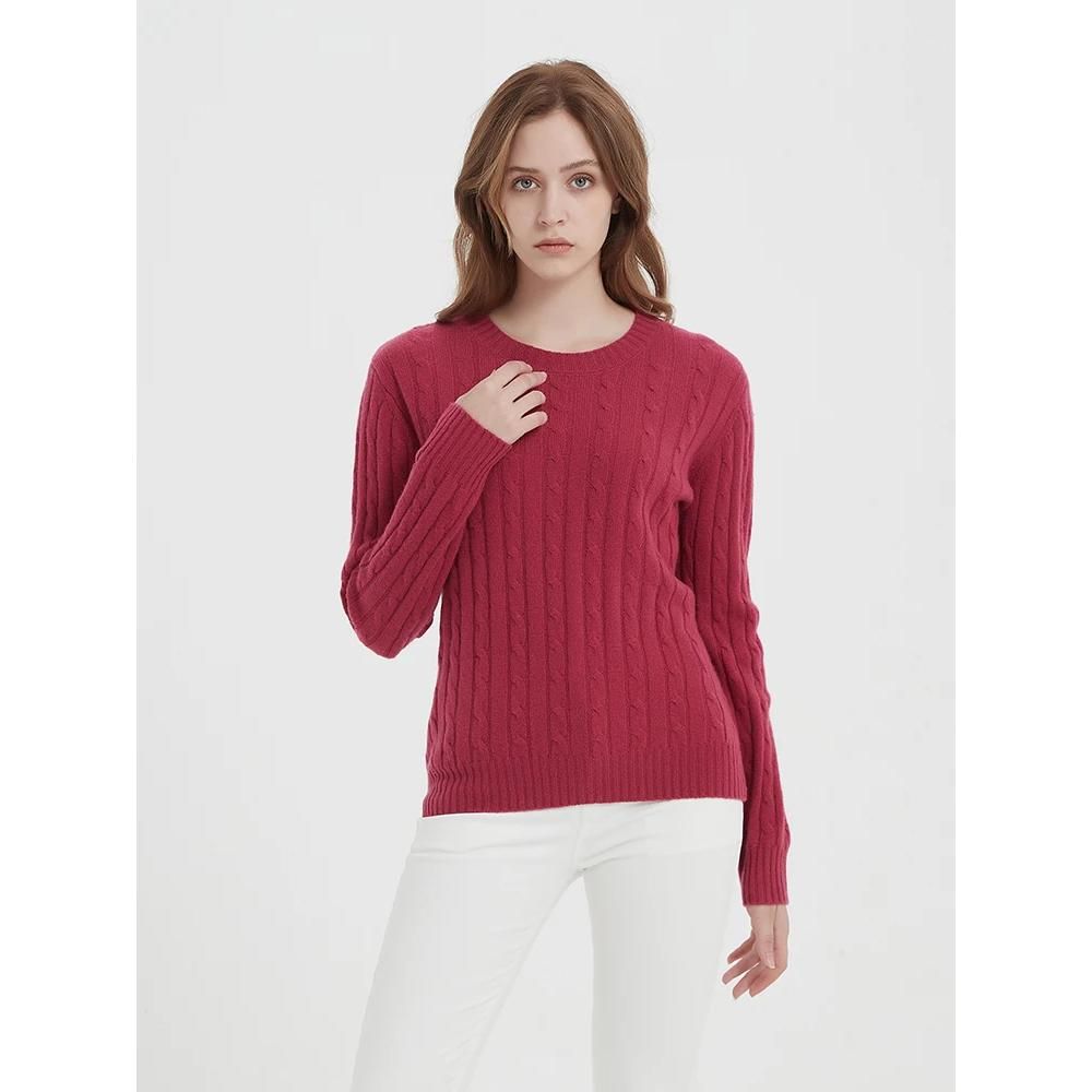 Luxurious Wool Cable Knit Pullover