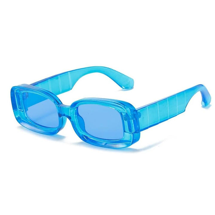 Stylish Plastic Clear Retro Sunglasses