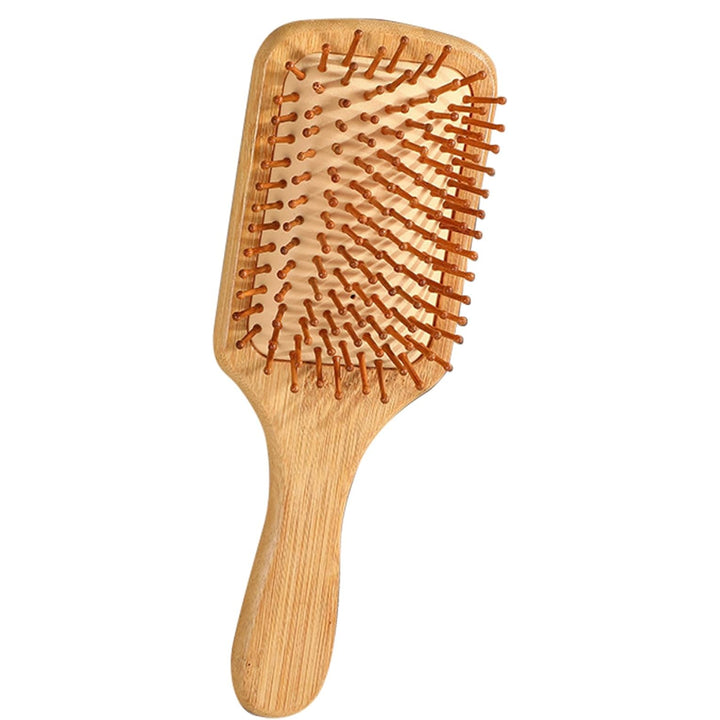 Wooden Bamboo Paddle Cushion Hair Brush