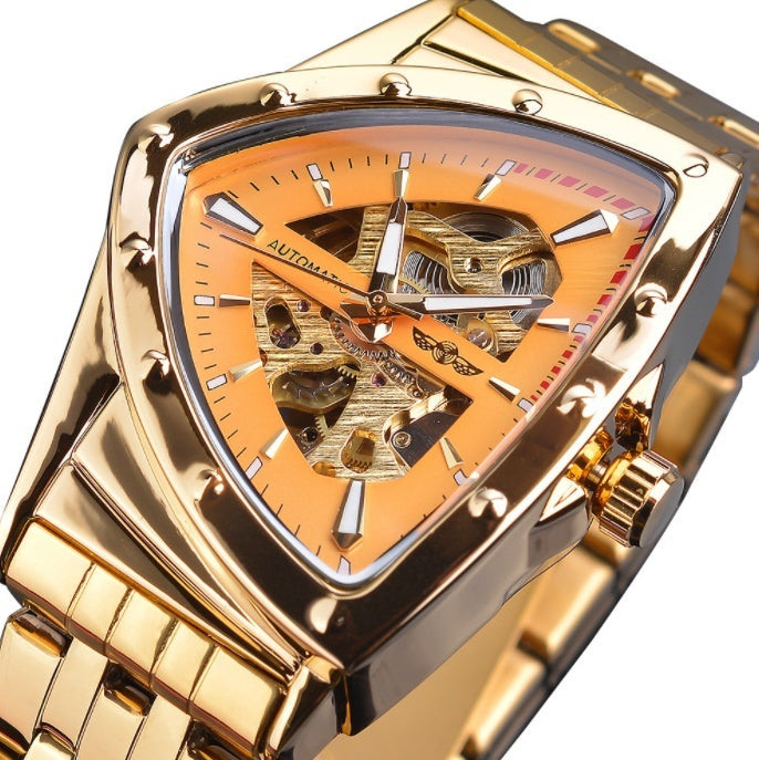 Watch Men's Fashion Hollow Stainless Steel Watch