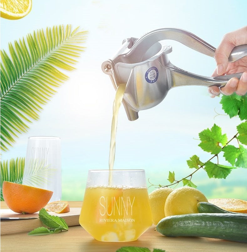 Portable Household Aluminum Alloy Manual Juicer Squeezer Fruit Tool