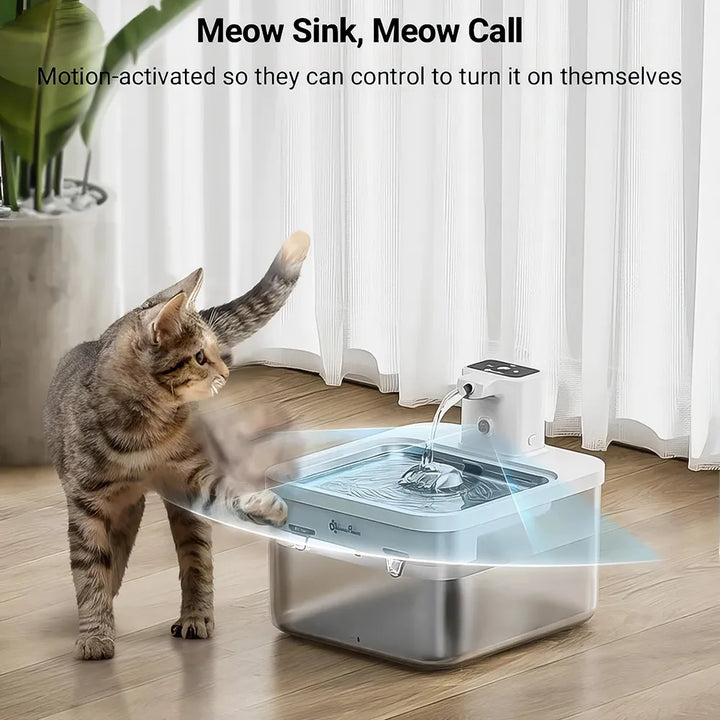 Stainless Steel Cat Water Fountain