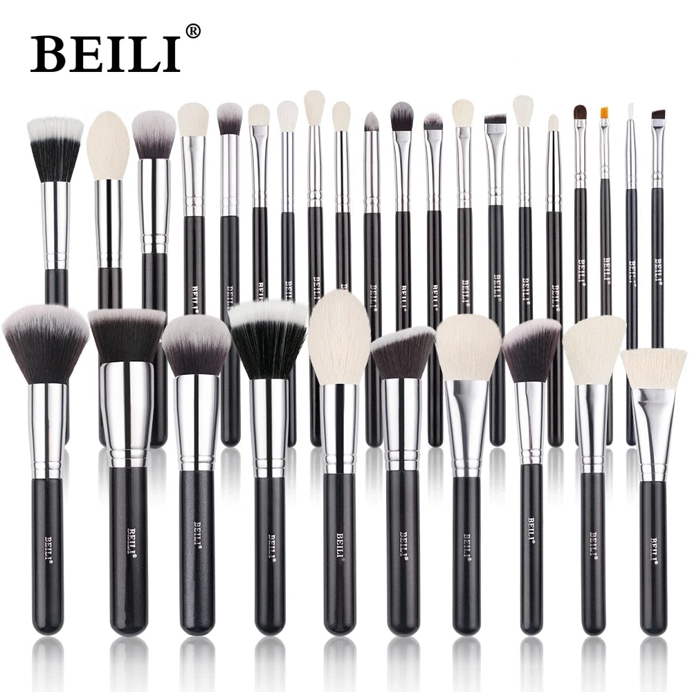 Professional 30PCS Black Makeup Brushes Set