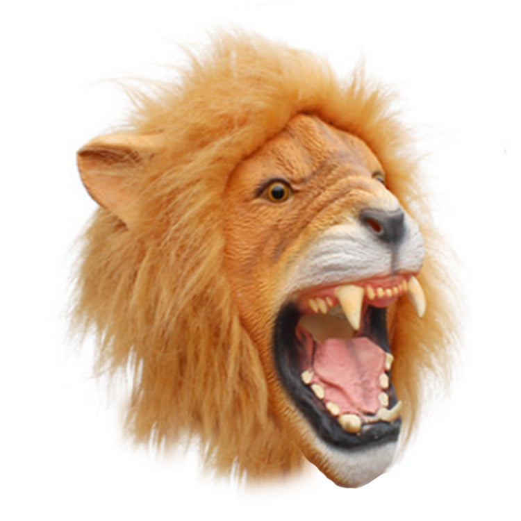 Halloween Lion Mask Latex Funny Scene Props