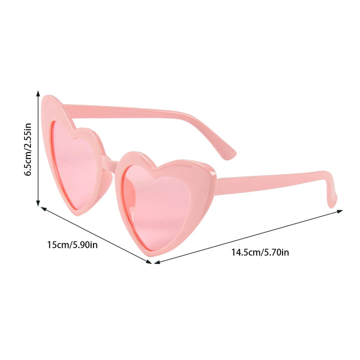 Heart-Shaped Cat Eye Sunglasses for Women