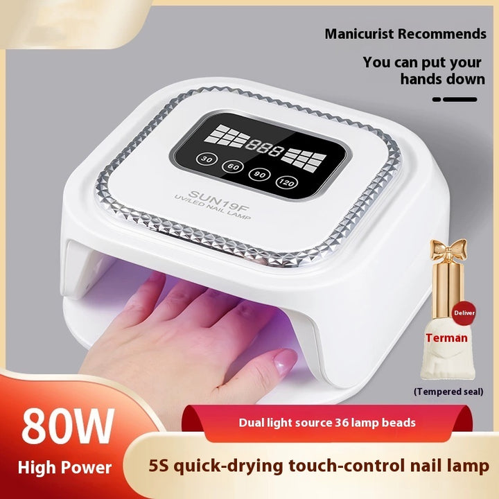 Upgraded Nail Art Phototherapy Lamp Blue Light